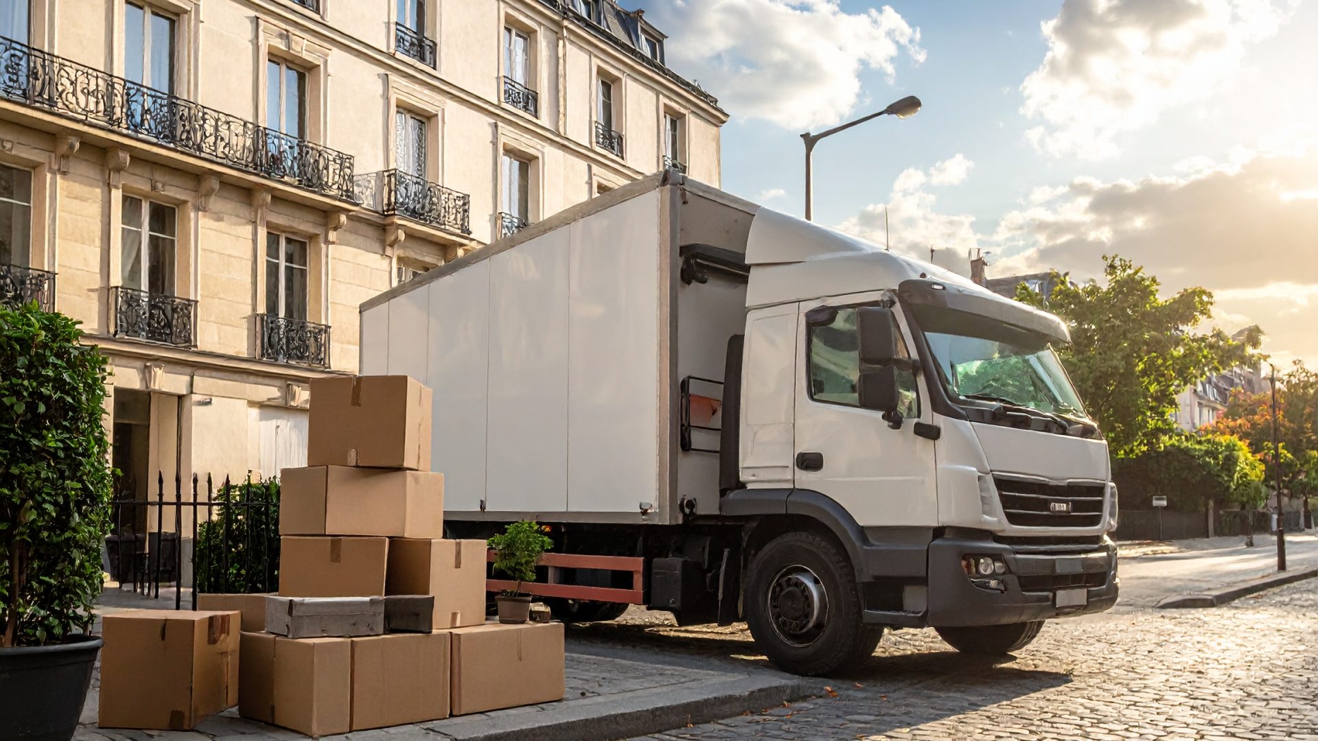 Firefly_photo éaliste représentant le concept d’un déménagement à Châtillon, situé à Paris. I 627520